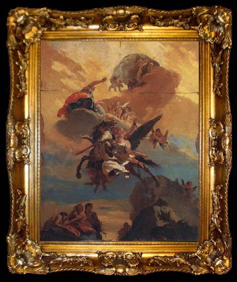 framed  Giovanni Battista Tiepolo Perseus and Andromeda, ta009-2